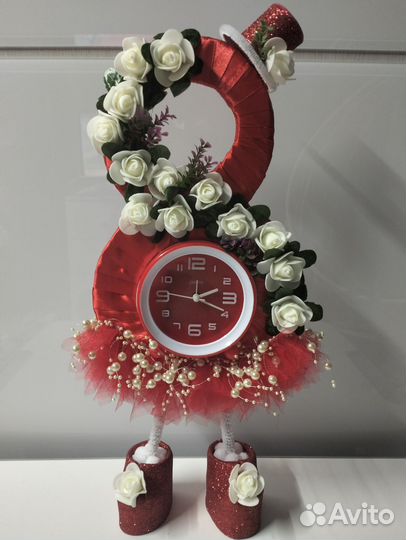 Часы. Подарок. Ручная работа