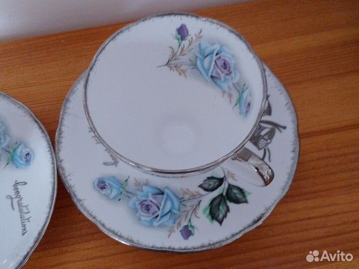 2 Чайные пары на серебряную свадьбу