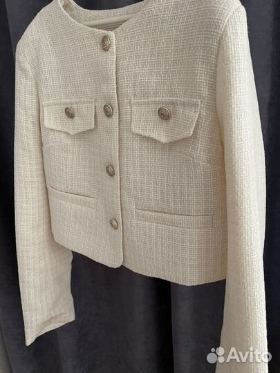 Твидовый жакет