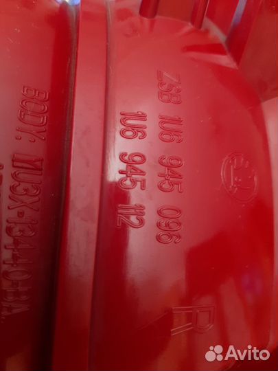 Фонарь задний правый skoda octavia a4