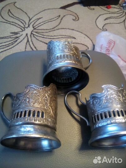 Подстаканник Кольчугино ссср.первый спутник