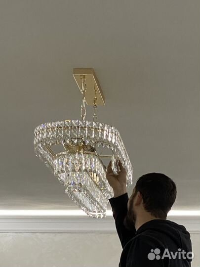 Установка и сборка,люстры и бра