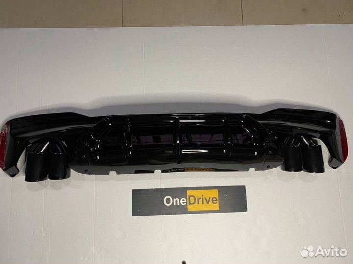 M5 диффузор BMW G30 + насадки на глушитель