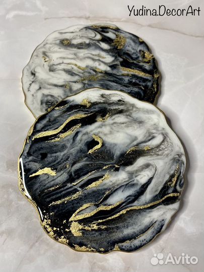 Подстаканники из эпоксидной смолы