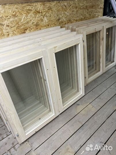 Деревянные окна летние/зимние