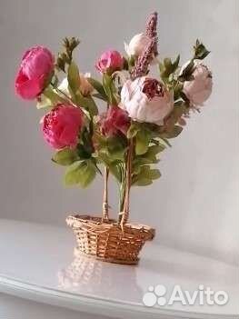 Искусственные цветы пионы