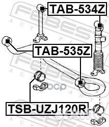 Втулка стабилизатора зад прав/лев TAB535Z F