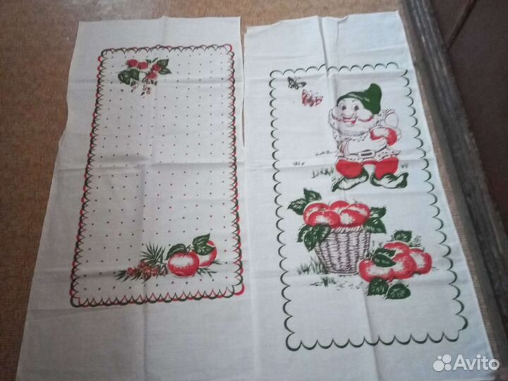 Полотенца СССР полулен и махровые