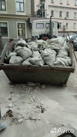 Вывоз мусора контейнер, газель, самосвал