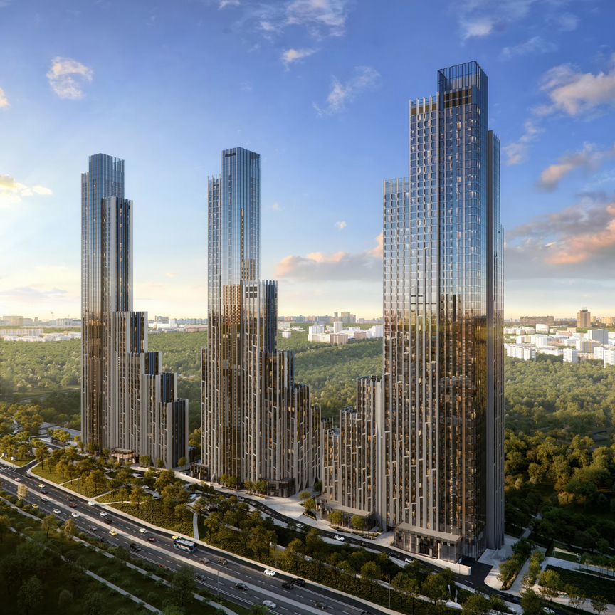 1-к. квартира, 54,4 м², 2/56 эт.