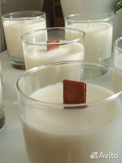 Ароматическая свеча ручной работы