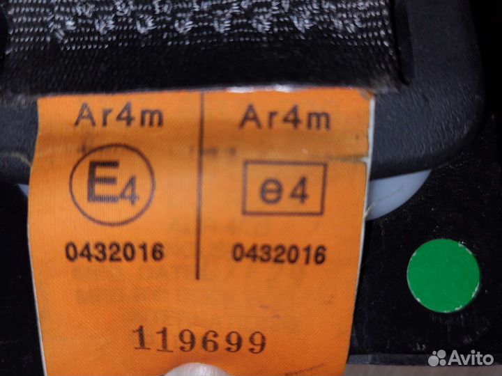 Ремень задний центральный, Авео 2007-2011, 94л.с