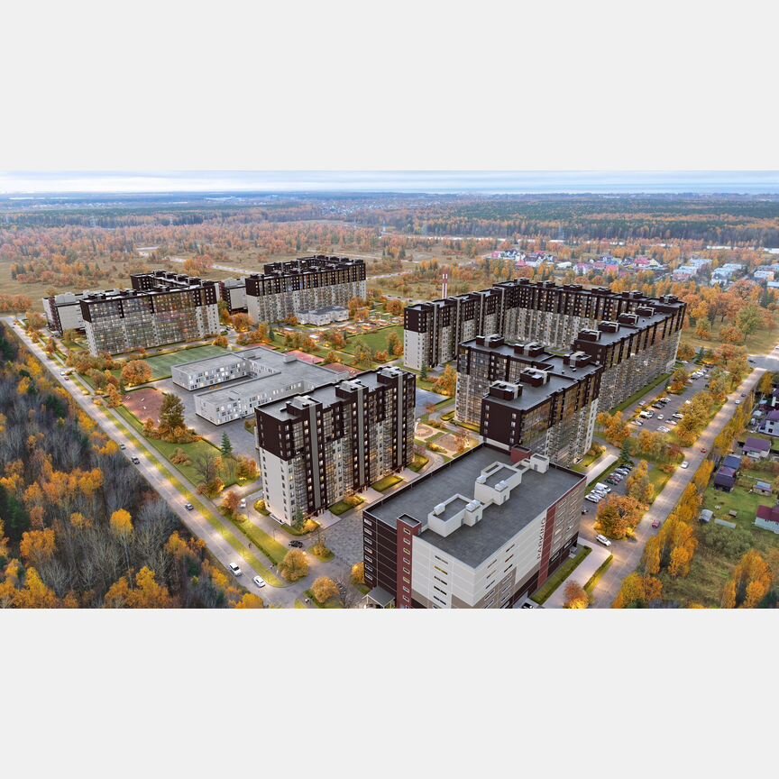2-к. квартира, 58,9 м², 4/12 эт.