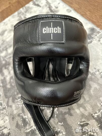 Боксерский шлем с бампером clinch