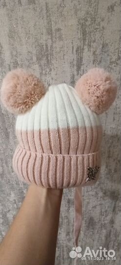 Зимняя шапка для девочки