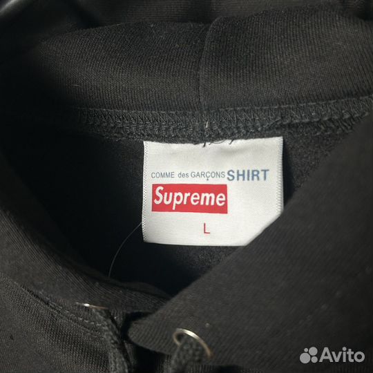 Худи Supreme x Comme des Garcons Shirt