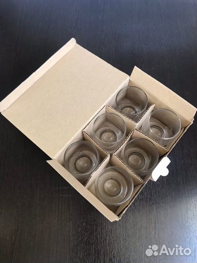 Стаканы для виски/бренди/ликера Новые в упаковке