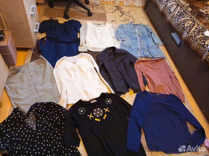 2 больших пакета вещей женских р. 44