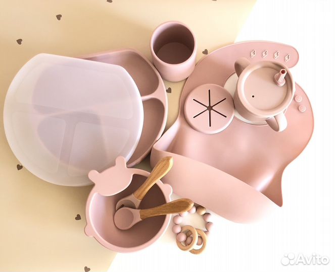 Силиконовая посуда для детей