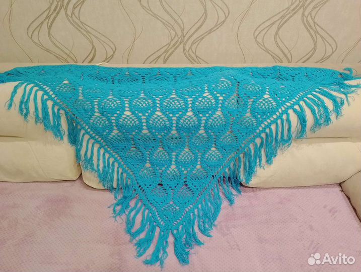 Платок шаль ручная работа