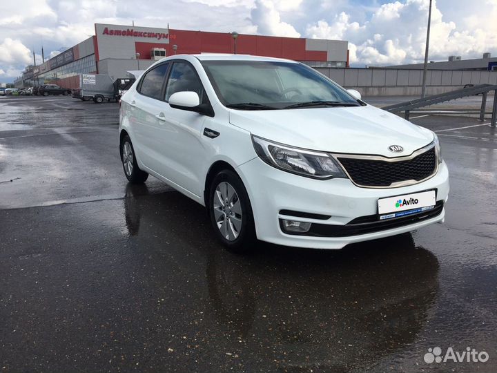 Kia Rio 1.6 МТ, 2015, 124 723 км