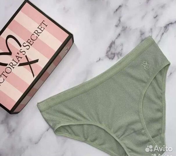 Трусы в рубчик Victoria secret