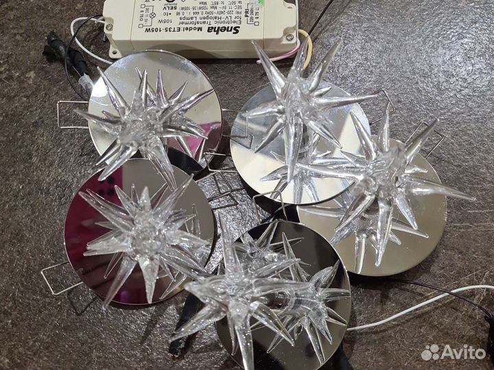 Светильник потолочный 5 штук