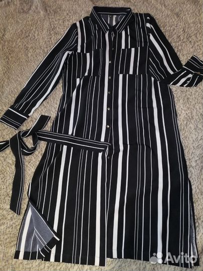 Платье-рубашка р.52