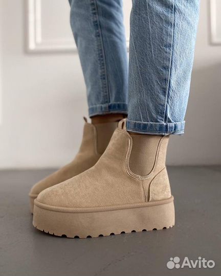 Ugg Neumel Platform Chelsea Sand