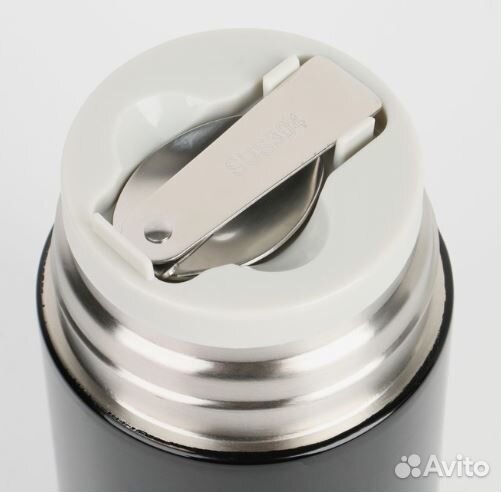 Термос для еды 0,5л сохраняет тепло 12 ч, 17х11см