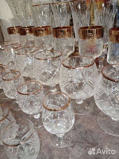 Хрустальные бокалы