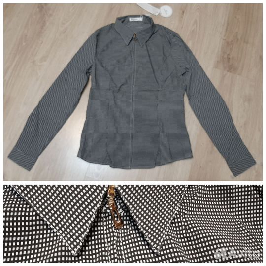 Новая рубашка на молнии на 48