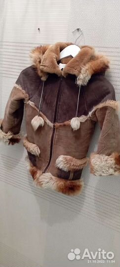 Дубленка детская рост 100-116