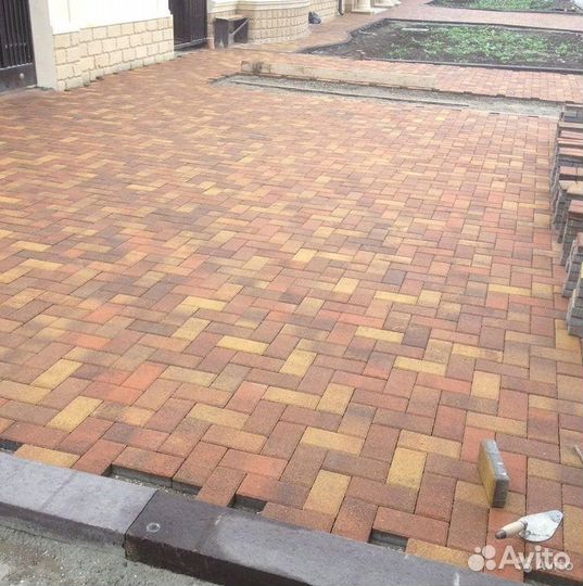 Брусчатка Тротуарная плитка Поребрик