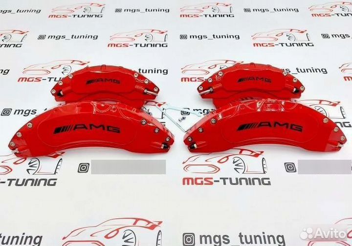 Накладки на суппорта AMG металл GLE 166 / 292