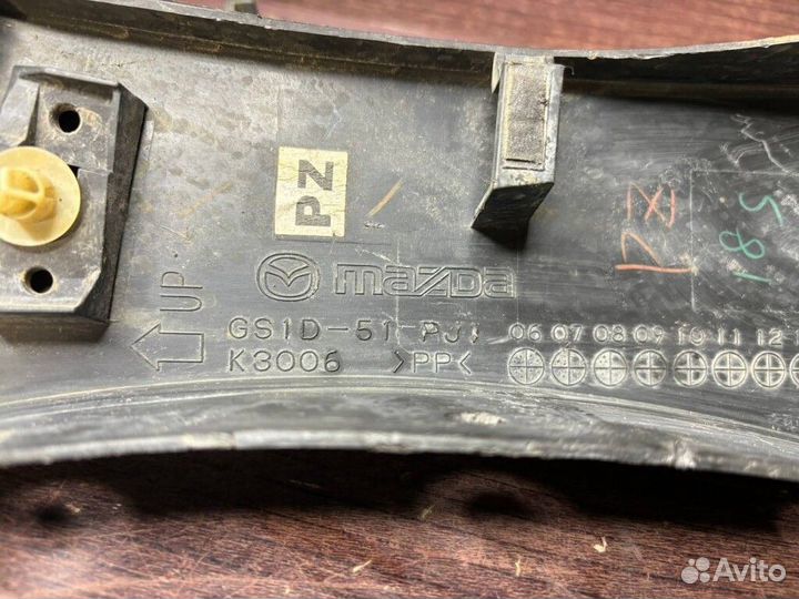 Накладка переднего бампера Mazda Mazda6/Atenza