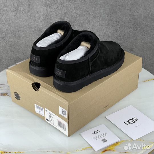 Женские угги Ugg Ultra Mini Tasman Black