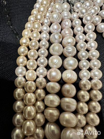 Колье жемчужное, дизайнерское