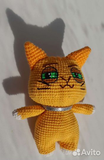 Вязаные игрушки амигуруми Кот Степан