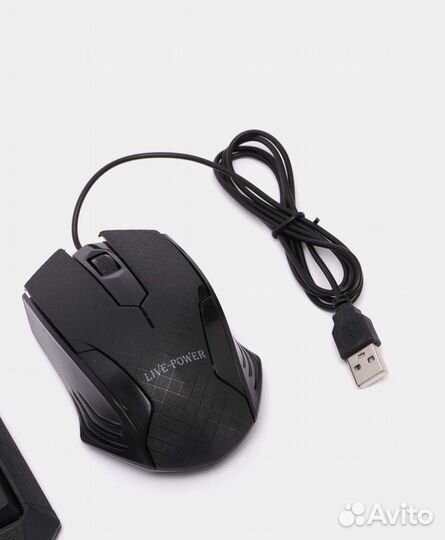 Клавиатура и мышь комплект (игровая)