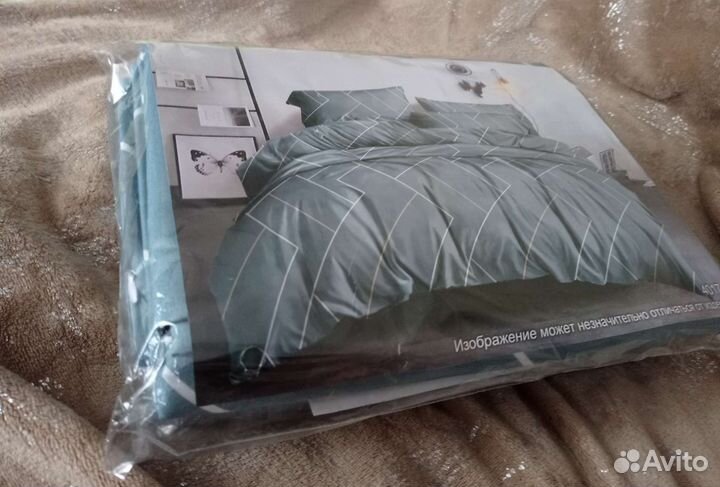 Постельное белье сатин евро