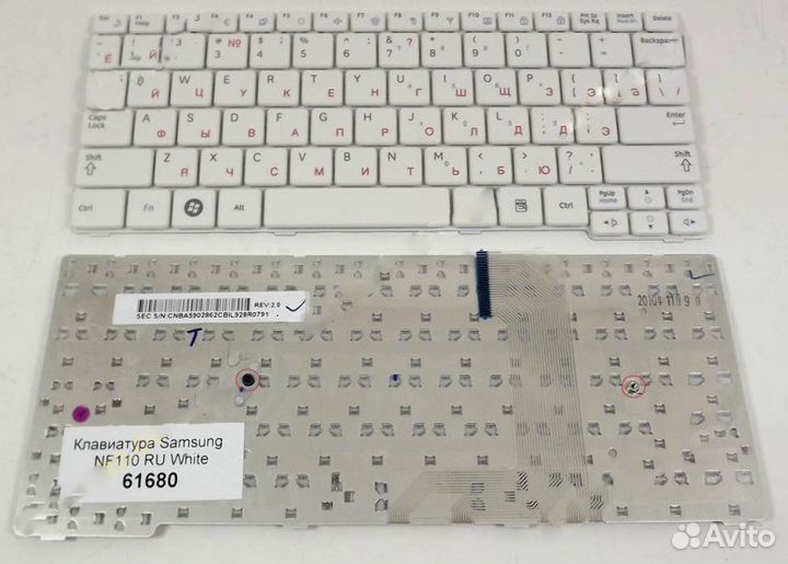 Клавиатура для ноутбука samsung NP-NF110 NF110
