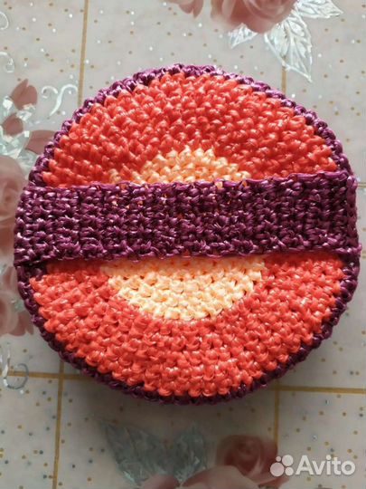 Круглая мочалка