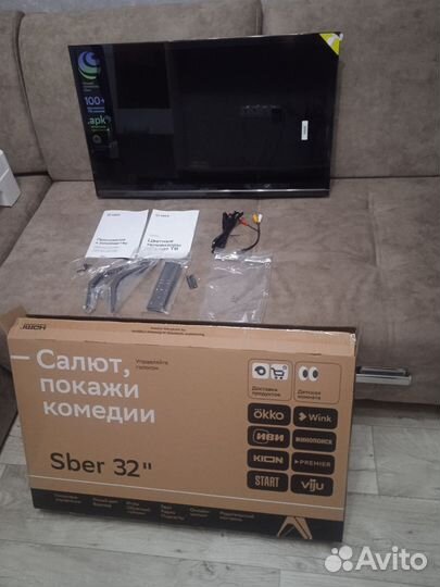 Телевизор Sber SDX - 32H2120B, 32