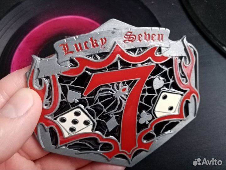 Пряжка на ремень мужской Lucky 7 (США)