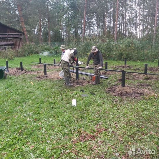 Винтовые сваи под ключ / Фундамент за 1 день