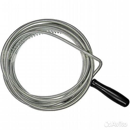 Трос для прочистки труб, L-5 м, D 6 мм Сибртех 924