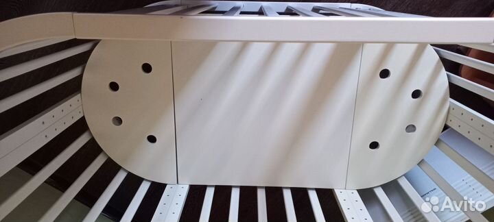 Детская кроватка-трансформер круглая