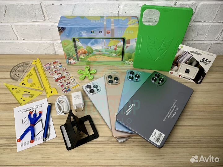 Планшет Umiio P25 4/64+64Гб+стилус+клавиатура