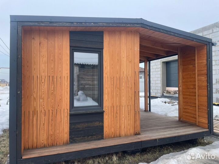 Каркасный мини дом